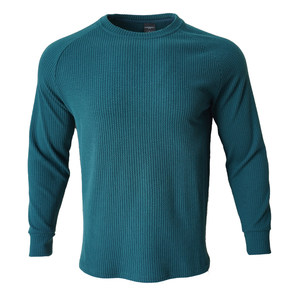 
Domineering muscle men's sports gym tops running training suit autumn and winter round neck casual long-sleeved T-shirt men's style