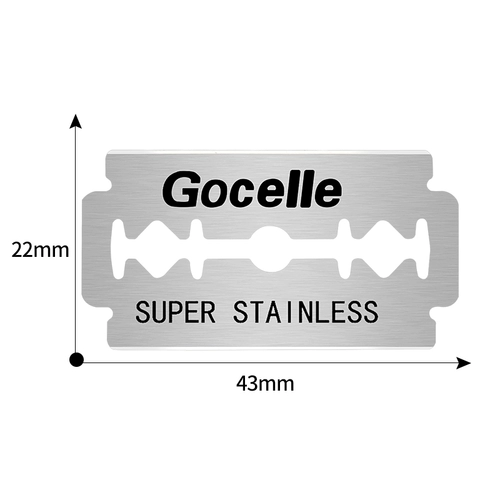 Острое двусторонное старомодное лезвие, мужская бритва