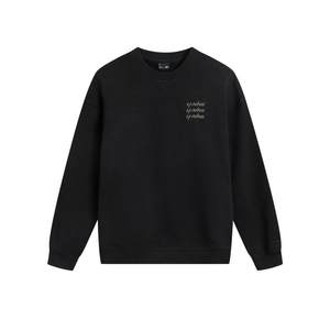 李宁加绒卫衣男款冬季2025新款情侣加厚圆领无帽保暖上衣女运动服