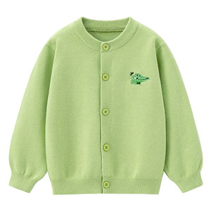 BETUS Girls Sweater 2026 New Boys Baby Baby Cardigan Jacket Children's Bottoming Sweater Spring and Autumn