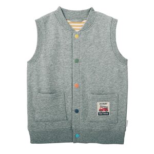 
Qianquhui Children's Clothing Spring and Autumn Children's Vest Engineering Vehicle Fashion Warmth Versatile Cotton Vest for Boys and Girls