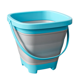 
Beach toys children's folding bucket baby playing with sand and digging tools shovel set sand pool playing with water and sea