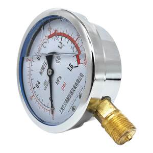 
YN100 shock-resistant pressure gauge hydraulic hydraulic shock resistance 0-0.6/1.6/2.5MPa radial installation Yichuan
