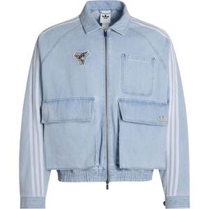 
Top adidas Adidas clover men's DENIM JA sports fitness jacket coat KX4824