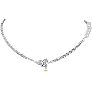 ZENGLIU designer Pegasus Star Necklace for women ins niche design and temperament clavicle chain 2021 new model

