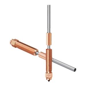 3D printer K1C integrated chromium zirconium copper hardened steel nozzle throat suitable for Ender3v3/K1Max/K1C