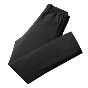 
Woodpecker goose down men's casual straight white goose down trousers autumn and winter waterproof thickened warm solid color trousers