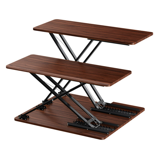 Folding laptop at the stand -up computer desk of the lifting station mobile phone, the simple desktop desktop increases the elevated elevated