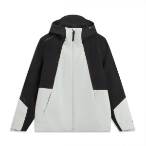 
Li Ning Outdoor CF Traceable Longshell Three-in-One Jacket Men's Velvet Water-Repellent Sports Windbreaker AWBV089/090