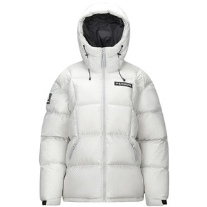 
Penguin joint camel thermal down jacket men's 25 autumn and winter new hooded thickened short coat bread jacket for women