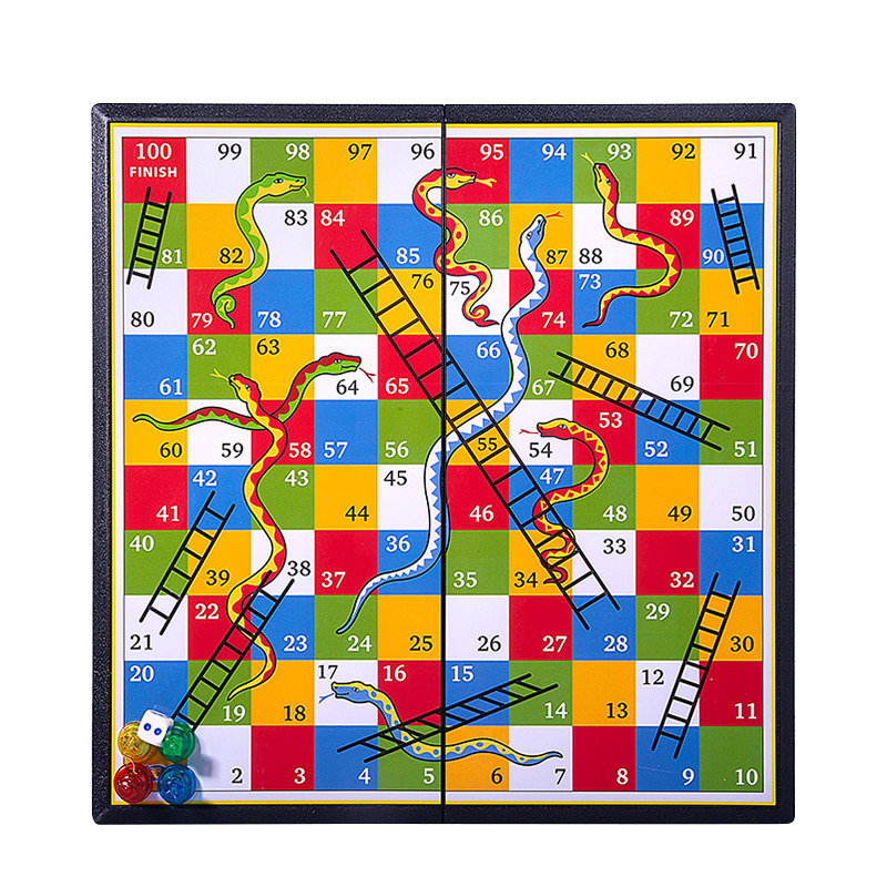Multifunctional Snake Chess Board Game Set for Kids | Educational ...