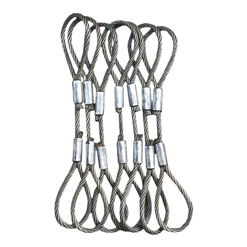 Insert wire rope spreader rigging Pressed wire rope spreader lifting ...