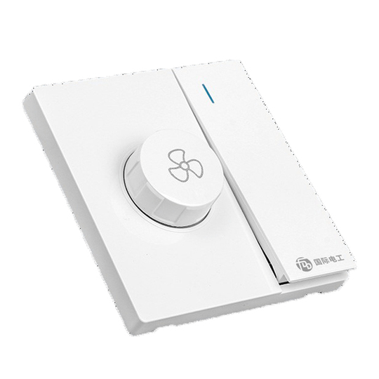 86 Type Ceiling Fan Speed Controller - Ivory White