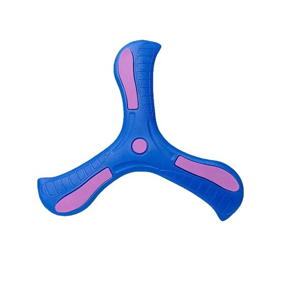
New Boomerang Boy Parent-Child Toy Park Outdoor Sports Frisbee Return Power Mark Soft Glue Three-Leaf Boomerang