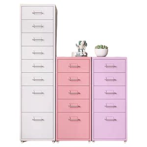 
Medium-old cream style drawer storage cabinet classification joint cabinet iron bedside table 30cm storage cabinet table under cabinet