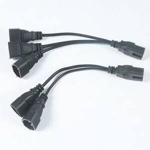 Electric vehicle tricycles one by one, two places, night market lamp batteries connecting charger conversion 1 point 3 product plug