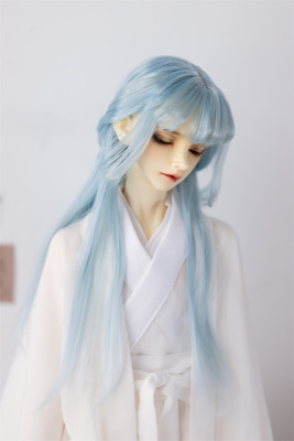 taobao agent [Kaka Planet] BJD wig men and women universal milk silk dolls small 3 -point milk silk long straight hair