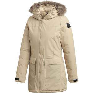 Adidas/Adidas official authentic women's median hooded warm outdoor cotton cloth GE7790