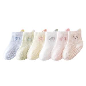 
Baby floor socks summer thin non-slip cooling infant toddler socks indoor summer cotton children's mesh socks thin
