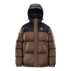 
[Dilraba celebrity style] Camel Outdoor Winter Windproof Feather God PRO Goose Down Bread Down Jacket for Women and Men