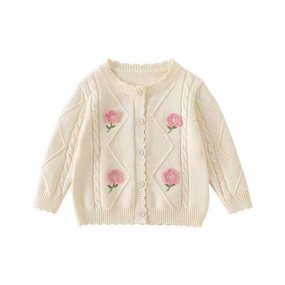 
BETUS Sweater Knitted Cardigan 2026 Spring and Autumn New Men's and Women's Baby Knitted Sweater Tops Children's Cardigan S