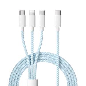 
Three-in-one data cable typec one-to-three mobile phone car USB-C universally applicable Apple 15 Huawei oppo Xiaomi vivo Android PD fast charging Tpyec interface charging cable multi-head