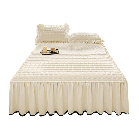 
Class A soybean cotton bed skirt waterproof urine strap bed cover with skirt edge bed cover all seasons 2025 new model