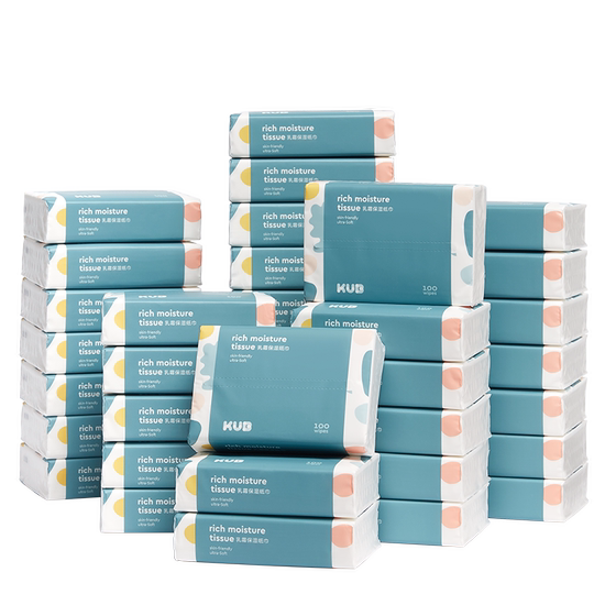 
KUB Couyoubi Baby Cloud Sweet Cream Paper towel for baby nose wipes 36 packs