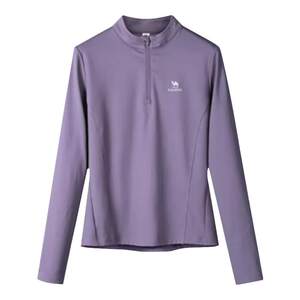 
Camel Sports Quick-drying Clothing for Women 2026 Autumn Thin Velvet Stand-up Collar Long-Sleeved T-Shirt Training Clothing Running Fitness Top for Men