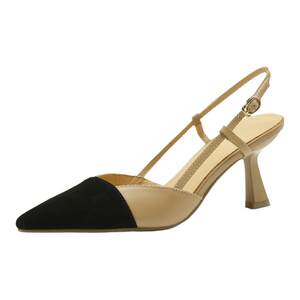 
2026 New Baotou Sandals Women's Pointed Toe Thin Heels Small Fragrant Style High Heels Temperament Goddess Fan Xia Fashion Summer