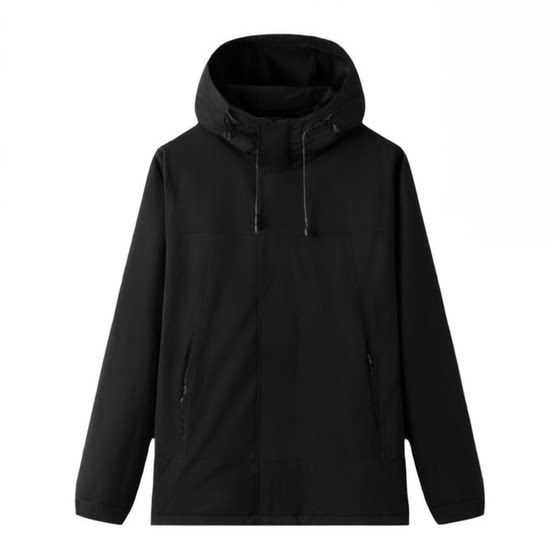 
Aspiring UZIS thickened American sports jacket for men outdoor windproof cotton warm windbreaker clothes