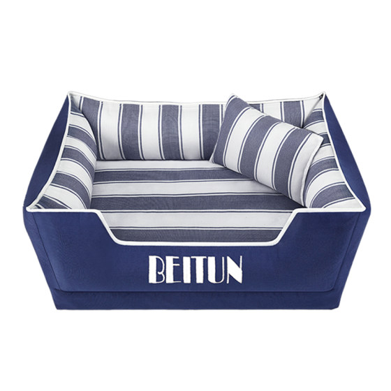 
BEITUN kennel, universal for all seasons, removable and washable small dog Bichon Teddy Pomeranian special pet sofa dog mattress
