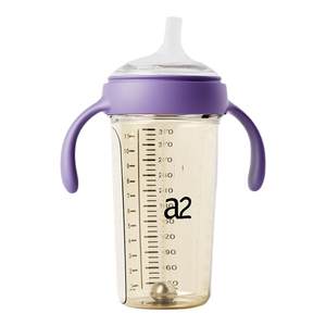 
a2 weaning ppsu bottle 1 year old and over 2 years old drinking milk big baby children's water cup ppsu gravity ball straw bottle
