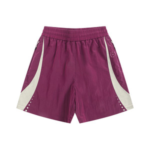 
ATRY outdoor water-repellent nylon mesh shorts for men summer new contrasting color fitness breathable running sports pants for women