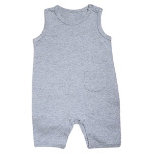 
Baby summer natural bamboo cotton loose baby boy solid color vest crawling suit sleeveless onesie boneless Class A ins