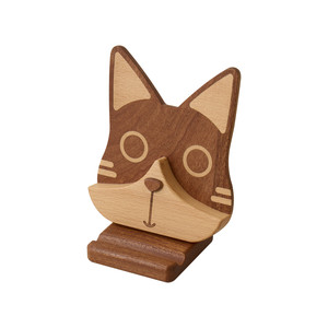 
Fanhan solid wood creative mobile phone holder desktop lazy tablet ipad universal high-value glasses storage rack