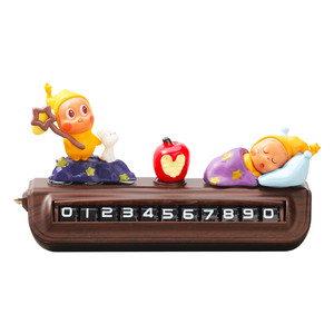 
Star temporary parking number plate moving license plate creative personality car people-carrying ornaments car interior decoration ornaments