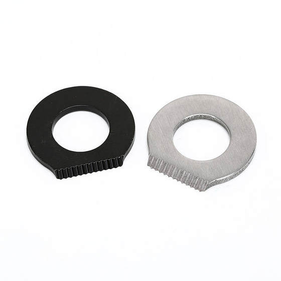 
Cross-border hot selling outdoor multi-functional scraper round eye flint scraper scraper outdoor camping EDC tool