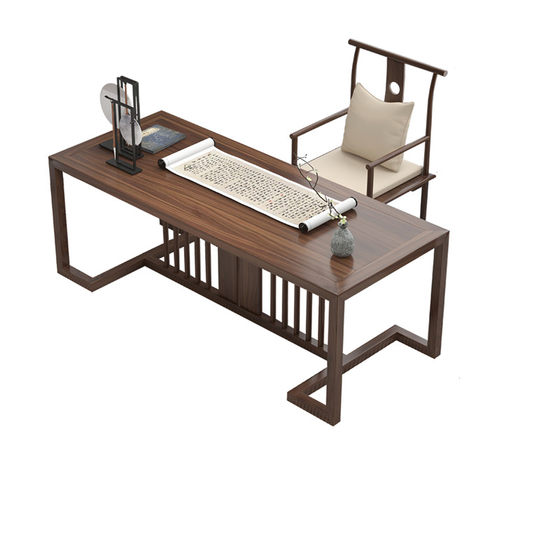
New Chinese style desk solid wood old elm living room long desk study calligraphy desk writing desk office desk long table