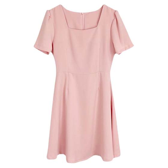 
2025 new summer women's chiffon Korean style high-end women's temperament dress slimming high waist short a-line skirt