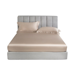 Can customize 100s orchid Tianshi Single bed, solid color single piece of silk smooth naked sleeping summer home bedding custom bed sheet
