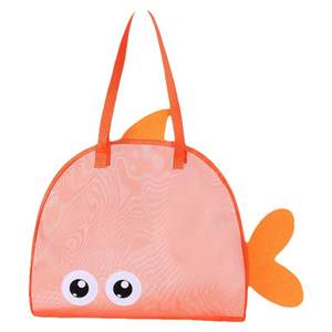 
Cute large capacity beach bag sand dug toy storage bag seaside travel to catch the sea portable foldable mesh bag