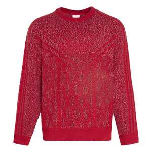 
Ho and the same casual loose round neck sweater sweater for men and women adidas Adidas clover official