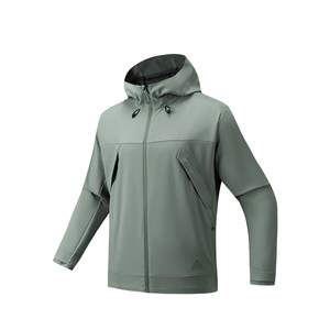 
ANTA Earth Shell Soft Shell Jacket丨Outdoor three-proof woven sports jacket men's new loose jacket top