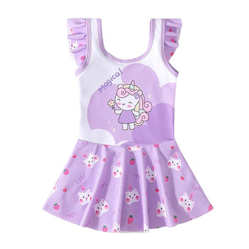 Children's swimsuits and girls' body dress style 2025 new style
