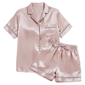 Extra large M-4XL100 mulberry silk short sleeved shorts for men and women, middle pants, pajamas, silk, home clothing, silk, satin