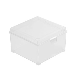 Portable organizing large-capacity transparent card storage box suitable for storing cards with specifications such as Yu-Gi-Oh Ultraman