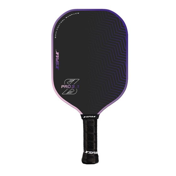 
XSPAK Pickleball Racket Carbon Fiber Professional Advanced Pickleball Racket Complete Set Rotating Ball Control Matte