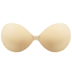 Huaerting Mango Chest Stickers Women's Summer Gathers Up The Wedding Dress With Small Breasts To Show Big Breasts Strapless Invisible Underwear Thickened