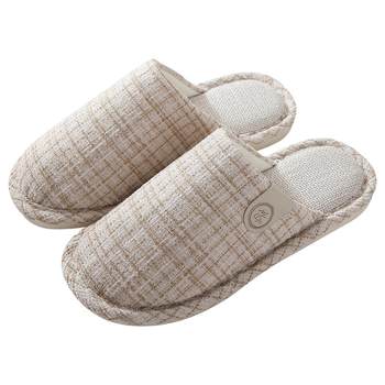 
Xiaoxiangfeng sweat-absorbent and breathable cotton and linen slippers